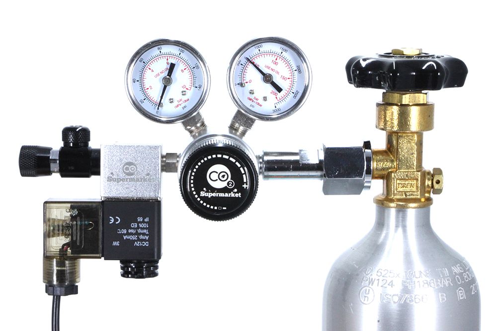 Manometer die de cilinderdruk aangeeft