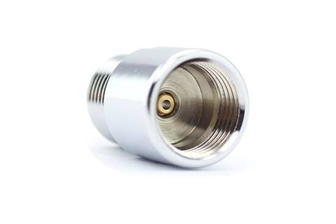 Weergave van vrouwelijke draden van Paintball CGA 320 adapter