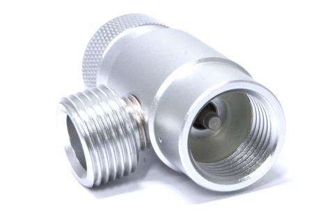 Bekijk de vrouwelijke schroefdraad van de geavanceerde SodaStream-adapter voor Australië en Nieuw-Zeeland.