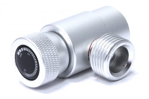 Zijaanzicht van geavanceerde SodaStream-adapter voor Australië en Nieuw-Zeeland