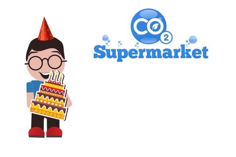 Foto van cadeaubon voor verjaardag van CO2 Supermarket