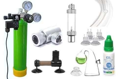 Pro Aquarium CO2-systeem met cilinder 20L - 500L+