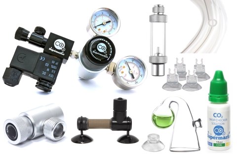 Pro aquarium CO2-systeem met instelbare druk