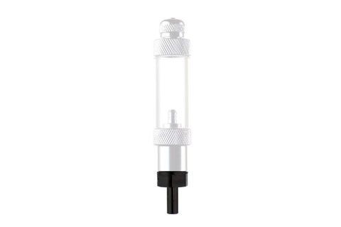 Pisco 4 / 6mm Adapter aangesloten op Bubble Counter
