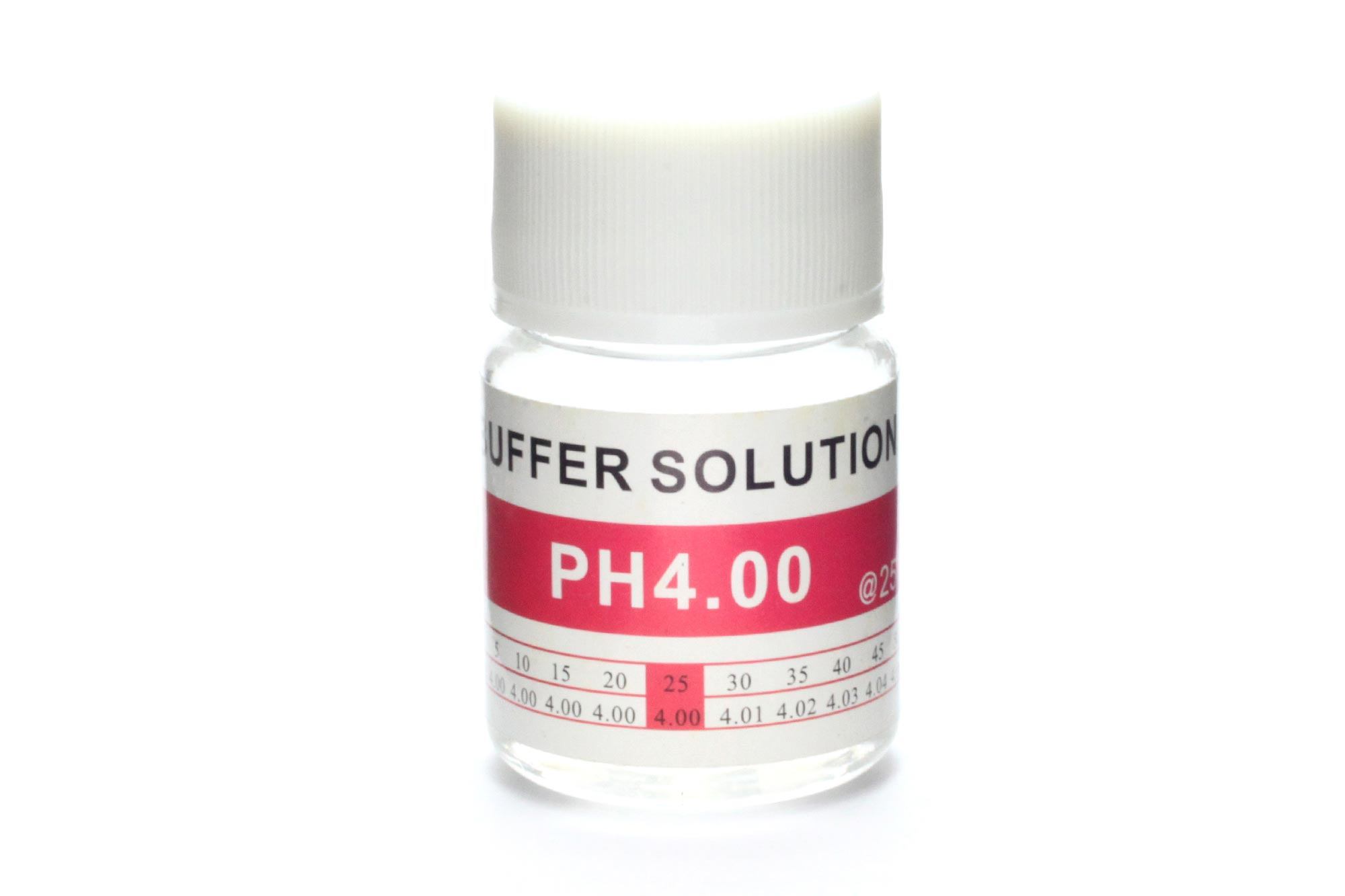 pH-regelaar pH4 buffer test kalibratie oplossing