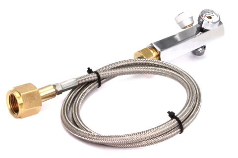 Vuladapter met verbindingsslang