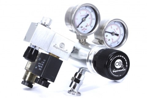 Ultimate-Pro Dual Stage CO2 Regulator en Solenoïde
