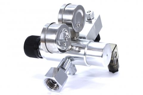Ultimate-Pro Dual Stage CO2 Regulator en Solenoïde